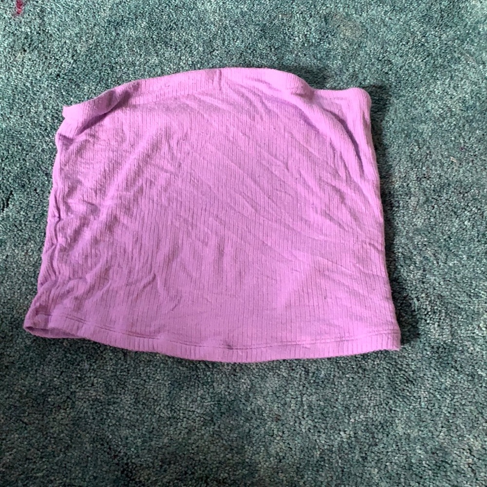 Purple tube top